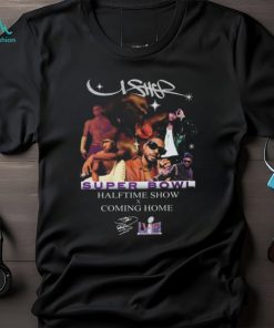 Official Usher Super Bowl Halftime Show Coming Home Signature T shirt