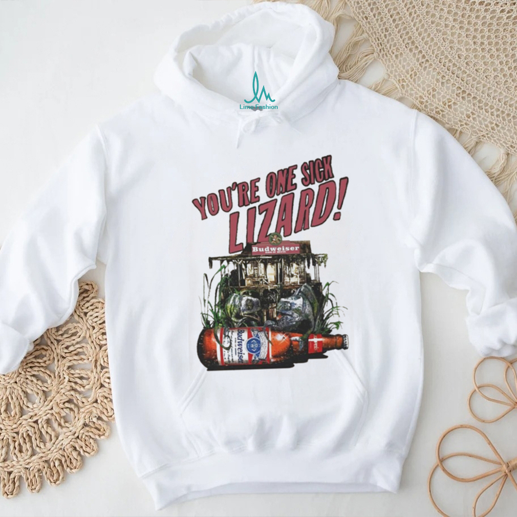 Official Vintage Budweiser You’re One Sick Lizard Shirt Official Vintage Budweiser You’re One Sick Lizard Shirt
