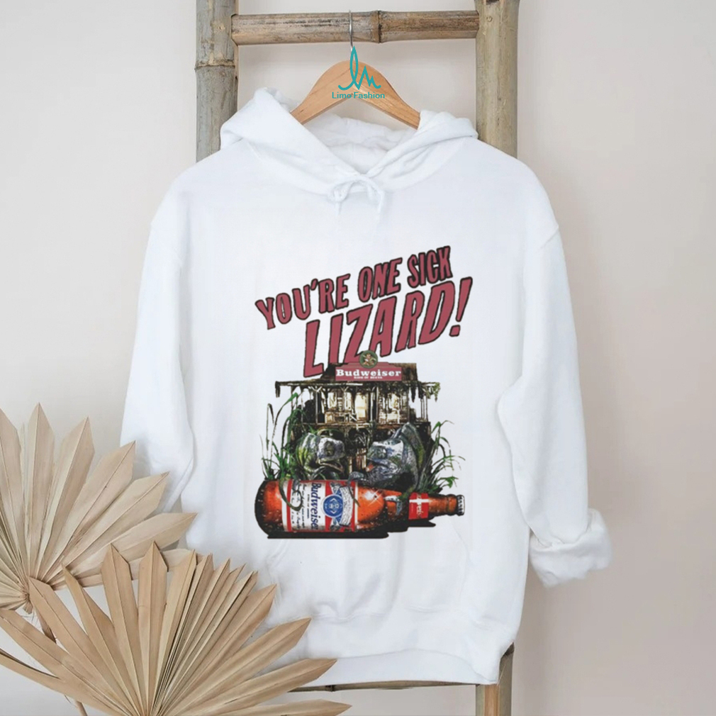 Official Vintage Budweiser You’re One Sick Lizard Shirt Official Vintage Budweiser You’re One Sick Lizard Shirt