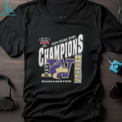 Official Washington Huskies 2024 Sugar Bowl Champions T Shirts