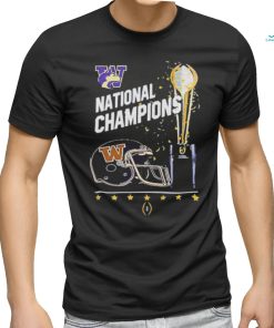 Official Washington Huskies Champions 2024 College Football Playoff National Championship Unisex T Shirt