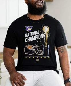 Official Washington Huskies Champions 2024 College Football Playoff National Championship Unisex T Shirt