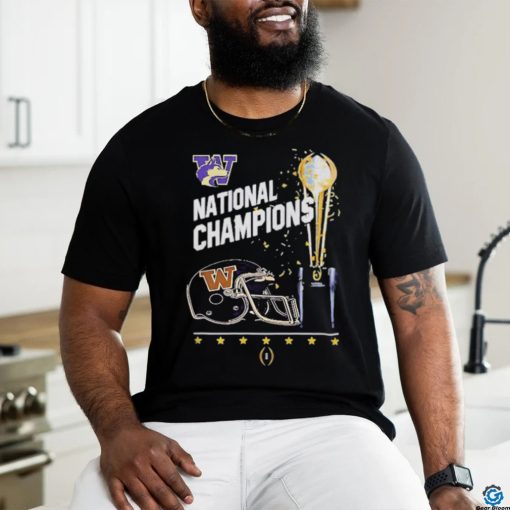 Official Washington Huskies Champions 2024 College Football Playoff National Championship Unisex T Shirt