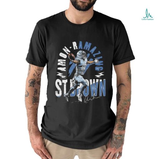 Official amon ra St. Brown Detroit Lions Amon rAMAZING Shirt
