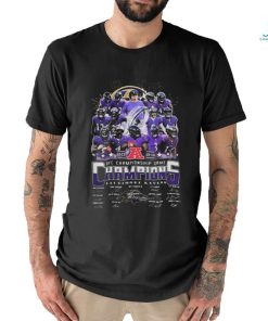 Official baltimore Ravens Store Baltimore Ravens 2023 2024 Afc Championship Game Champions Team Name Signature Shirt