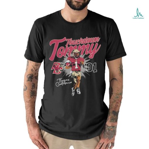 Official boston College Eagles NCAA Football #1 Thomas Castellanos Shirt