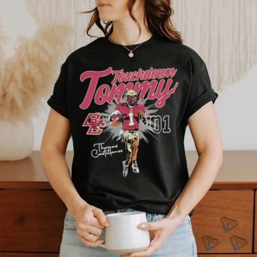 Official boston College Eagles NCAA Football #1 Thomas Castellanos Shirt