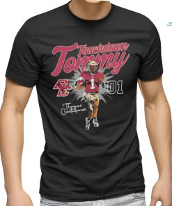 Official boston College Eagles NCAA Football #1 Thomas Castellanos Shirt
