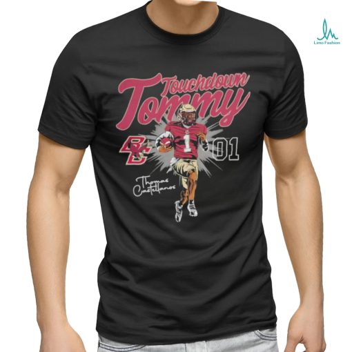 Official boston College Eagles NCAA Football #1 Thomas Castellanos Shirt