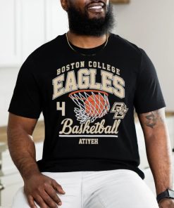 Official boston College Eagles NCAA Men’s Basketball #4 Abe Atiyeh Shirt