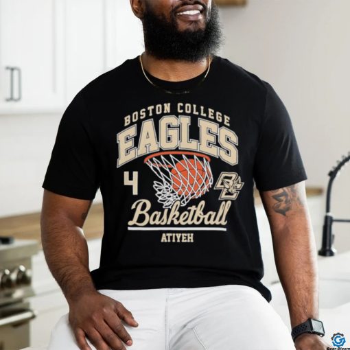 Official boston College Eagles NCAA Men’s Basketball #4 Abe Atiyeh Shirt