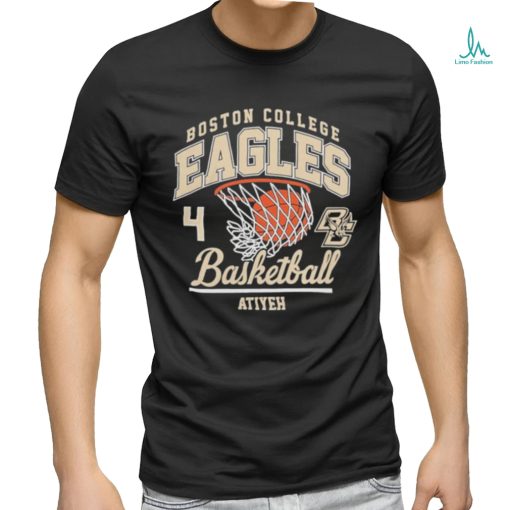 Official boston College Eagles NCAA Men’s Basketball #4 Abe Atiyeh Shirt