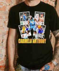 Official carmelo Anthony Denver Nuggets basketball graphic signature shirt