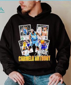 Official carmelo Anthony Denver Nuggets basketball graphic signature shirt
