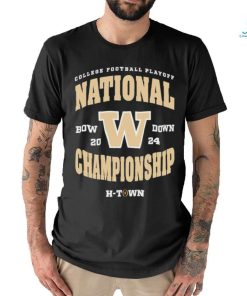 Official college Football Playoff National Championship Washington Huskies NCAA 2024 T Shirt