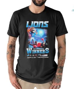 Official detroit Lions 2023 NFC Divisional Winners 31 23 Buccaneers Shirt
