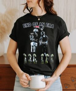 Official end Of Era Tom Brady And Bill Belichick New England Patriots Signature Shirt