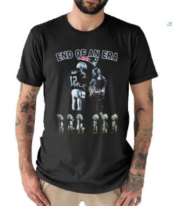 Official end Of Era Tom Brady And Bill Belichick New England Patriots Signature Shirt