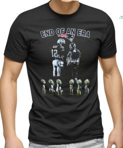 Official end Of Era Tom Brady And Bill Belichick New England Patriots Signature Shirt