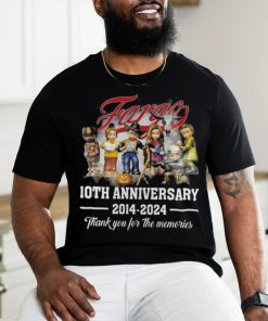 Official fargo 10th Anniversary 2014 2024 Thank You For The Memories Shirt