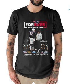 Official forever New England Patriots Bill Belichick And Tom Brady Thank You For The Memories Signature Shirt