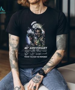 Official ghostbusters 40th Anniversary 1984 2024 Memories T Shirt