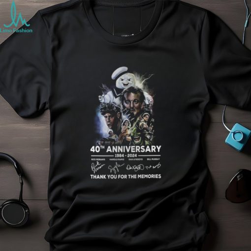 Official ghostbusters 40th Anniversary 1984 2024 Memories T Shirt