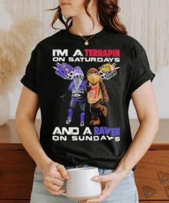 Official i’m terrapin on saturdays and a raven on sundays shirt