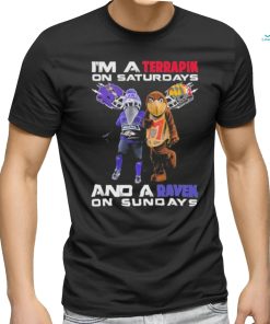 Official i’m terrapin on saturdays and a raven on sundays shirt