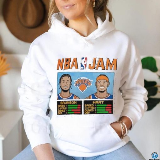 Official jalen Brunson Josh Hart New York Knicks Homage Unisex Nba Jam T Shirt