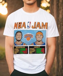 Official jalen Brunson Josh Hart New York Knicks Homage Unisex Nba Jam T Shirt