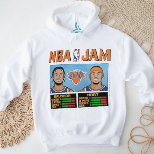 Official jalen Brunson Josh Hart New York Knicks Homage Unisex Nba Jam T Shirt