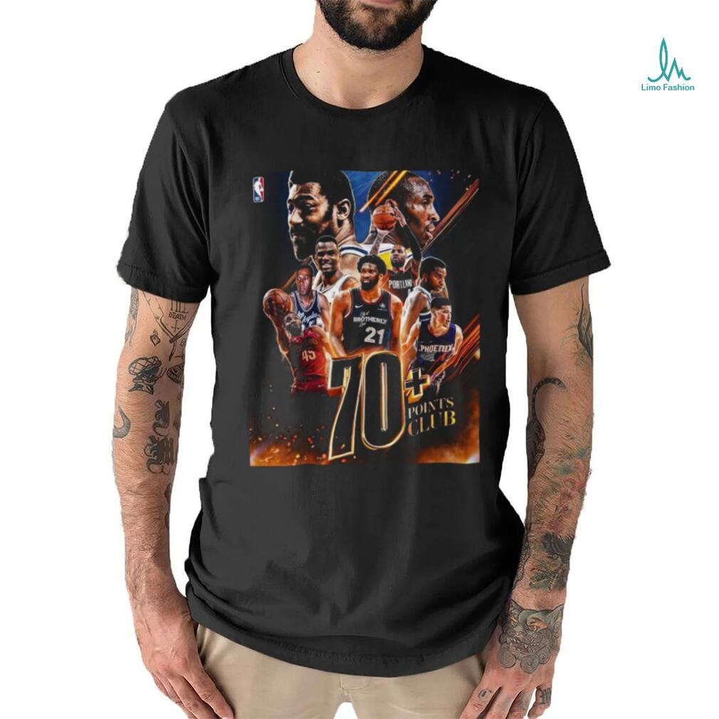 Official joel Embiid 70 Points Club Shirt Official joel Embiid 70 Points Club Shirt