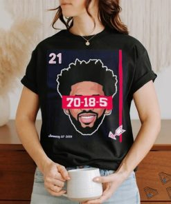 Official joel Embiid Philadelphia 76ers Record Night 70 Pts shirt