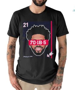 Official joel Embiid Philadelphia 76ers Record Night 70 Pts shirt