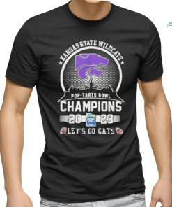 Official k State Football Pop Tarts Bowl Champions 2023 Let’s Go Cats Shirt