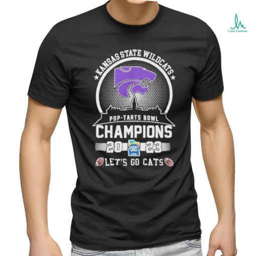 Official k State Football Pop Tarts Bowl Champions 2023 Let’s Go Cats Shirt
