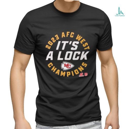 Official kansas City Chiefs 2023 Afc West Division Champions Locker Room Trophy Collection Shirt