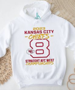 Official kansas City Chiefs Eight Time Afc West Division Champions Shirt