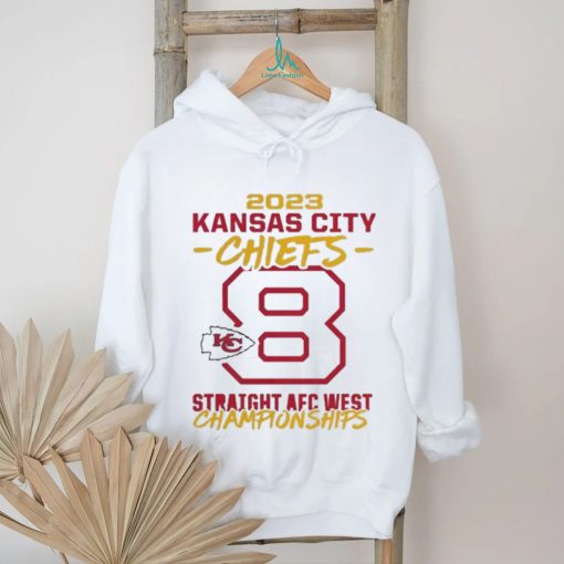 Official kansas City Chiefs Eight Time Afc West Division Champions Shirt