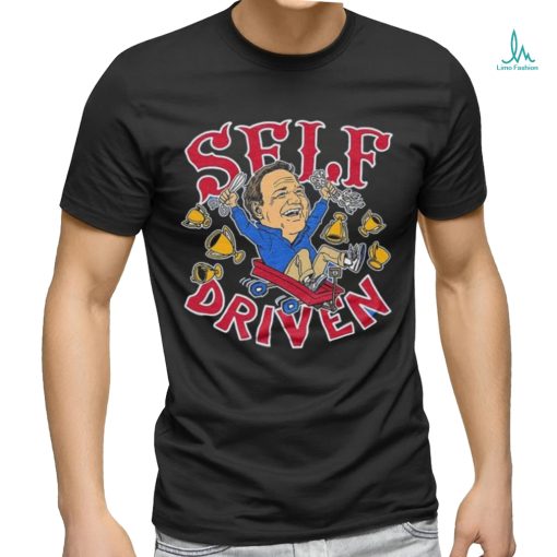 Official kansas Jayhawks Basketball Coach Bill Self Driven Shirt