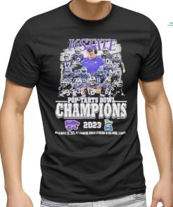 Official kansas State Wildcats Pop Tarts Bowl Champions 2023 December 26 2023 At Camping World Stadium In Orlando Florida T Shirt