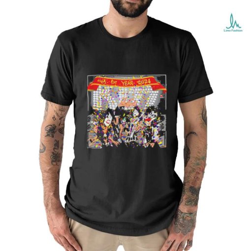Official kiss band happy year 2024 shirt