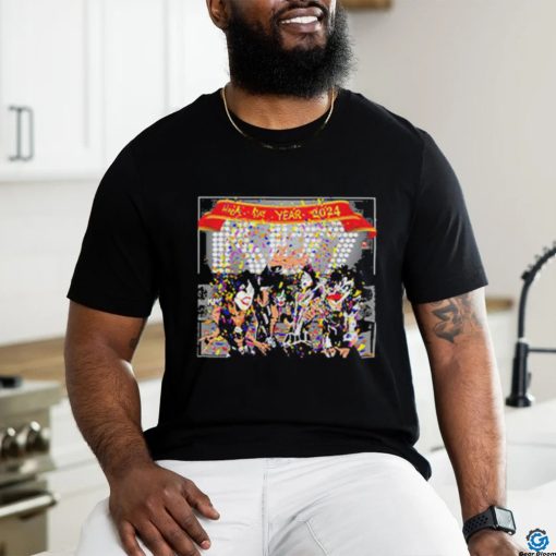 Official kiss band happy year 2024 shirt