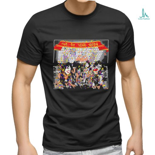 Official kiss band happy year 2024 shirt