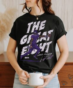 Official lamar Jackson Baltimore Ravens The Great Eight Signature Shirt
