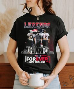 Official legends Rob Gronkowski Bill Belichick And Tom Brady Forever New England Patriots Signature Shirt