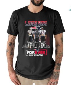 Official legends Rob Gronkowski Bill Belichick And Tom Brady Forever New England Patriots Signature Shirt
