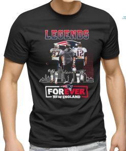 Official legends Rob Gronkowski Bill Belichick And Tom Brady Forever New England Patriots Signature Shirt