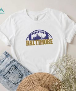 Official love City Baltimore Football Skyline T Shirt